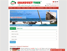 Tablet Screenshot of grandviettour.com